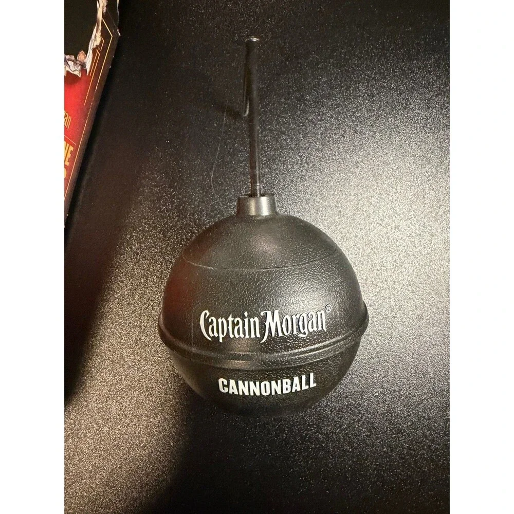 Captain Morgan Cannonball‎ Drink Container w/ Box Promo Display Barware Rare
